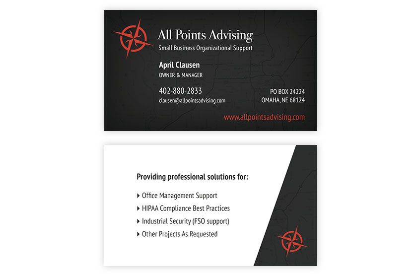 All Points Advising Business Card