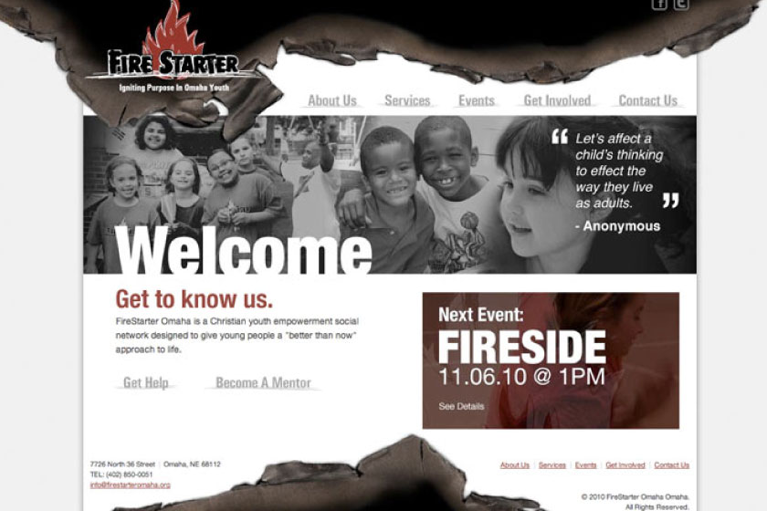 Firestarter Web Site